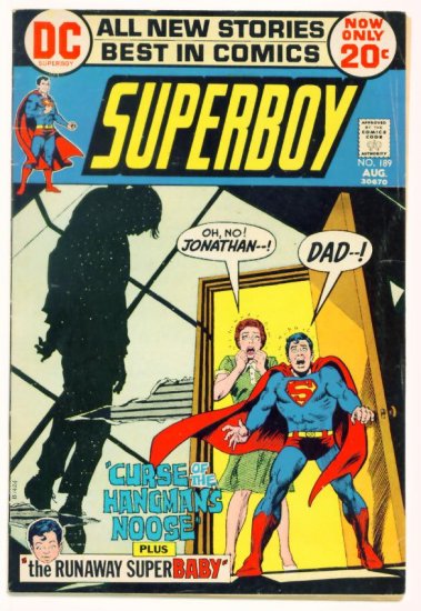 SUPERBOY #189 DC Comics 1972