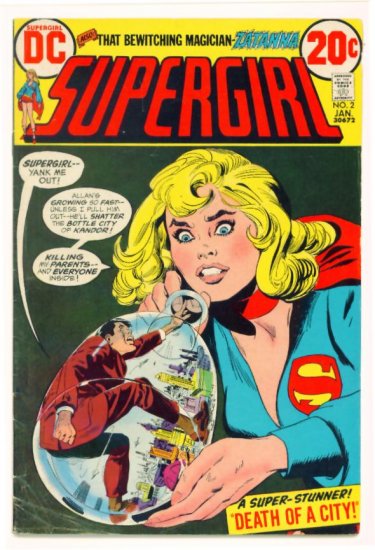 SUPERGIRL #2 DC Comics 1973 Zatanna