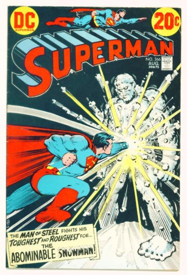 SUPERMAN #266 DC Comics 1973 Fabulous World of Krypton