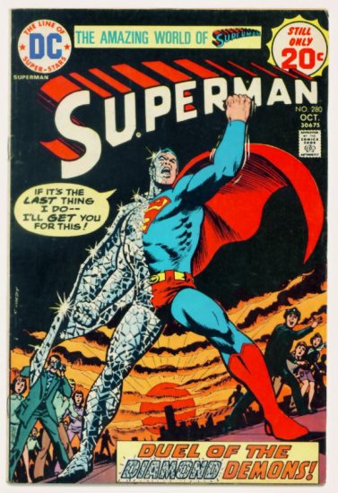SUPERMAN #280 DC Comics 1974 Private Life of Clark Kent