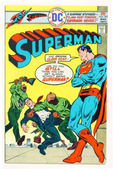 SUPERMAN #297 DC Comics 1976