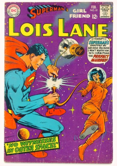 LOIS LANE #81 DC Comics 1968 Superman