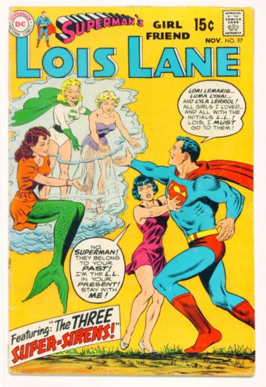 LOIS LANE #97 DC Comics 1969 Superman Lori Lemaris
