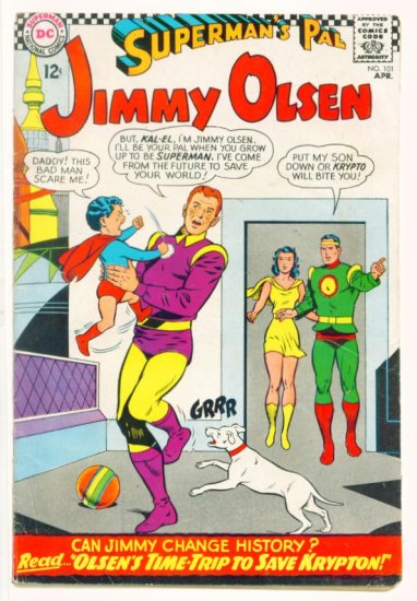 JIMMY OLSEN Superman's Pal #101 DC Comics 1967