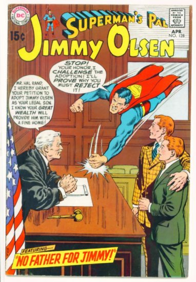 JIMMY OLSEN Superman's Pal #128 DC Comics 1970