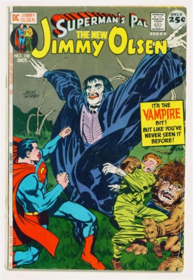 Supermans Pal JIMMY OLSEN #142 DC Comics 1971 Jack Kirby GIANT