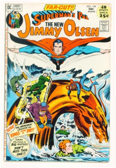 Supermans Pal JIMMY OLSEN #144 DC Comics 1971 Jack Kirby GIANT