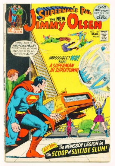 Supermans Pal JIMMY OLSEN #147 DC Comics 1972 Jack Kirby GIANT