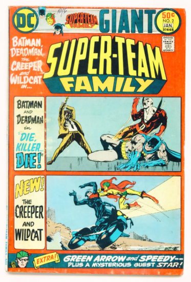 SUPER-TEAM FAMILY #2 DC Comics 1975 GIANT Deadman