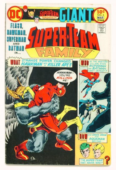 FLASH & BATMAN SUPER-TEAM FAMILY #3 DC Comics 1976