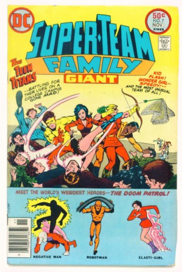 SUPER-TEAM FAMILY #7 DC Comics 1976 Teen Titans