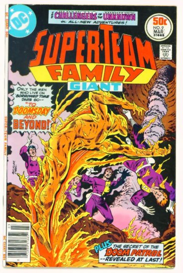 SUPER-TEAM FAMILY #9 DC Comics 1977 Challengers of the Unknown