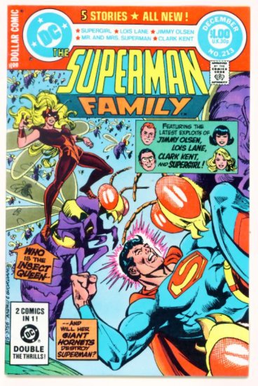 SUPERMAN FAMILY #213 DC Comics 1981 Dollar Giant Very Fine