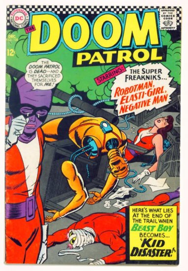 DOOM PATROL #108 DC Comics 1966