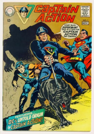 CAPTAIN ACTION #1 DC Comics 1968 Wally Wood