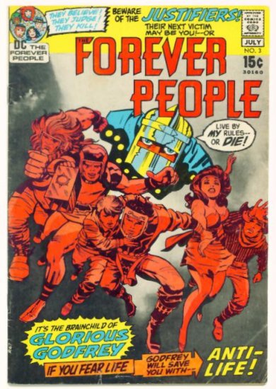 The FOREVER PEOPLE #3 DC Comics 1971 Jack Kirby