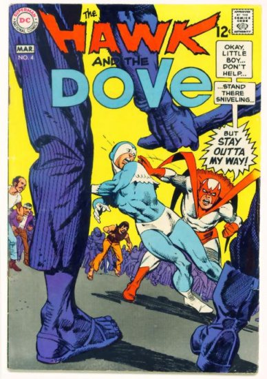 HAWK and the DOVE #4 DC Comics 1969