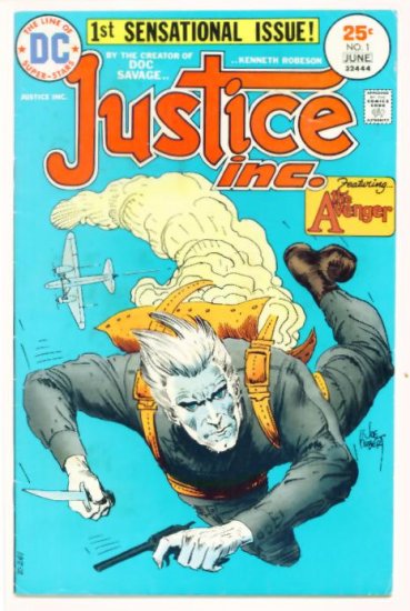 JUSTICE INC #1 DC Comics 1975 Origin The Avenger