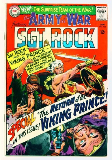 Sgt Rock OUR ARMY AT WAR #162 DC Comics 1966