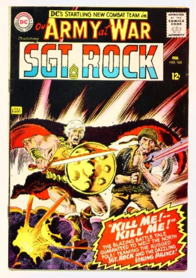 Sgt Rock OUR ARMY AT WAR #163 DC Comics 1966 Viking Prince