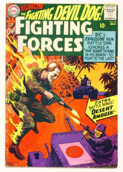 OUR FIGHTING FORCES #96 DC Comics 1965 Devil Dog WAR
