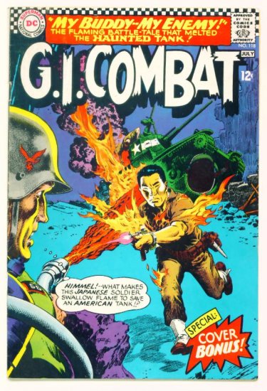 Haunted Tank G.I. COMBAT #118 DC Comics 1966