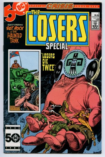 LOSERS SPECIAL #1 DC Comics DC COMICS 1985 Sgt Rock Haunted Tank