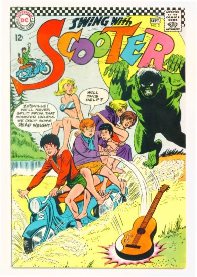 SWING with SCOOTER #2 DC Comics 1966
