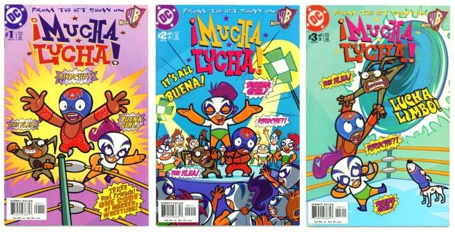 MUCHA LUCHA #1 #2 and #3 Full Run of DC Comics 2003
