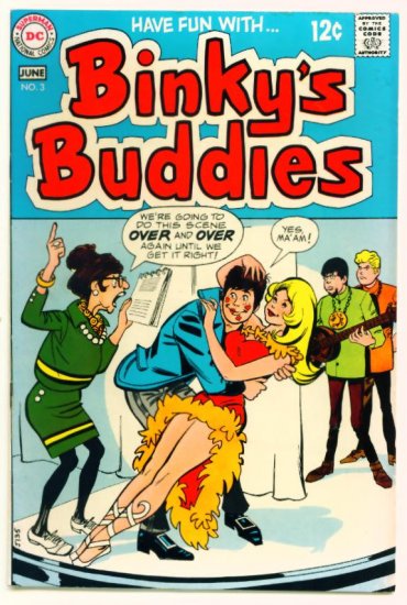 BINKY'S BUDDIES #3 DC Comics 1969 Teen Humor FINE