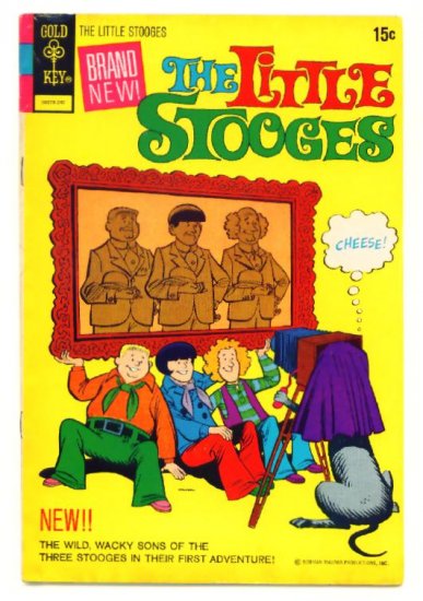 The LITTLE STOOGES #1 Gold Key Comics 1972 Three Stooges
