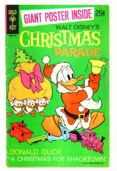 WALT DISNEY CHRISTMAS PARADE #8 Gold Key Comics 1970