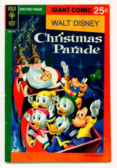 WALT DISNEY CHRISTMAS PARADE #6 Gold Key Comics 1967