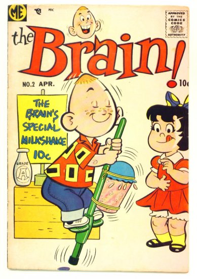 The BRAIN #2 ME Comics 1957 Dan DeCarlo