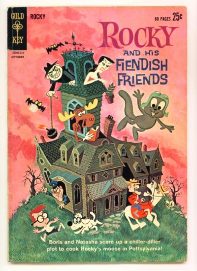 ROCKY and His Fiendish Friends #1 Gold Key Comics 1962 Bullwinkle GIANT