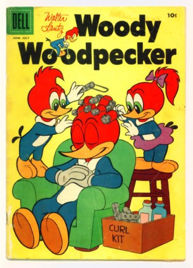 WOODY WOODPECKER #37 Dell Comics 1956 Walter Lantz