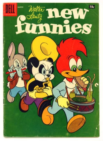 WALTER LANTZ NEW FUNNIES #253 Dell Comics 1958