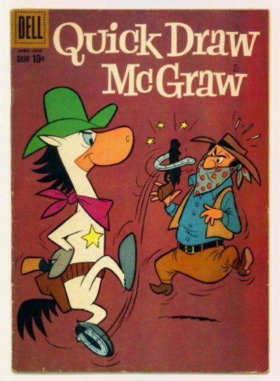 QUICK DRAW McGRAW #2 Dell Comics 1960 Hanna-Barbera