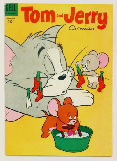 TOM and JERRY #125 Dell Comics 1954