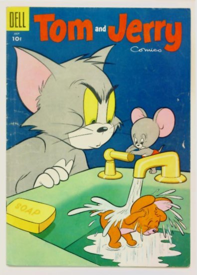 TOM and JERRY #132 Dell Comics 1955