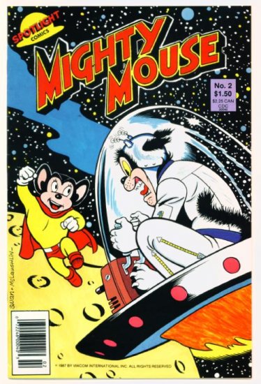 MIGHTY MOUSE #2 Spotlight Comics 1987