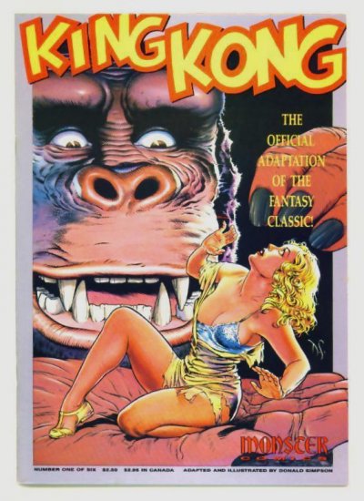Dave Stevens KING KONG #1 Monster Comics 1991 NM