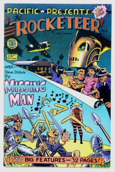 ROCKETEER Pacific Comics Presents #1 1982 Dave Stevens