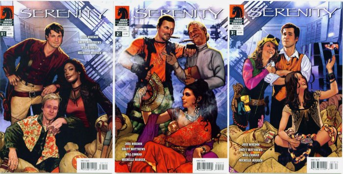 SERENITY Lot of 3 Dark Horse Comics Full Run FIREFLY