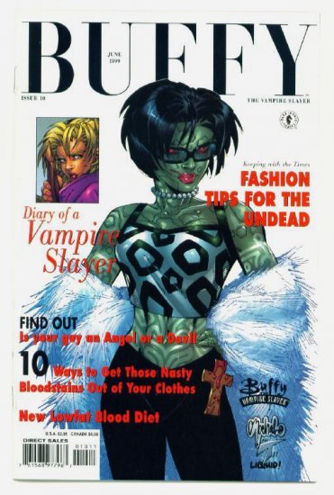 BUFFY The Vampire Slayer #10 Dark Horse Comics 1999 ART COVER