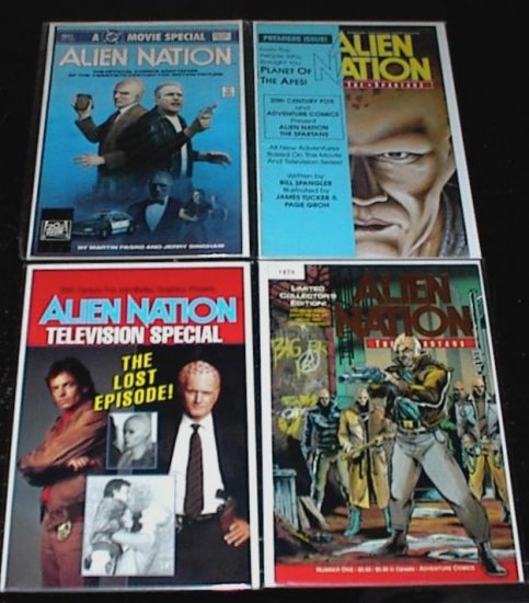 ALIEN NATION Lot of 4 Comics Movie and TV Specials