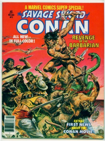 SAVAGE SWORD OF CONAN Marvel Comics 1978 Super Special #2