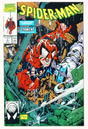 SPIDER-MAN #5 Marvel Comics 1990 NM McFarlane