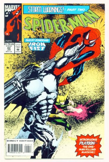 SPIDER-MAN #42 Marvel Comics 1994 NM Iron Fist