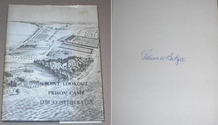Signed POINT LOOKOUT PRISON CAMP CONFEDERATES CIVIL WAR Beitzell